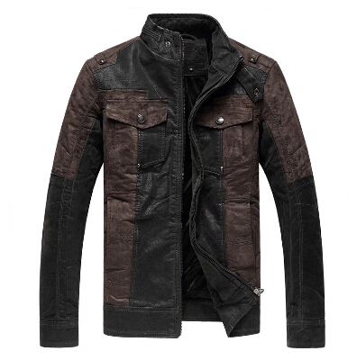  ܿ  簡 Ʈ motocycleԴϴ    ZA 귣 Ϸ Ŷ   Ʈ ݱ Ŷ/Autumn winter slim sheepskin coat motocycle leather jacket men ZA brand pilot